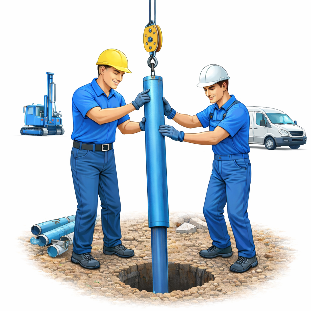 Ambergauer Brunnenbau Bereiche