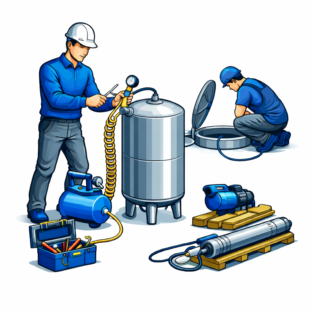 Ambergauer Brunnenbau Bereiche