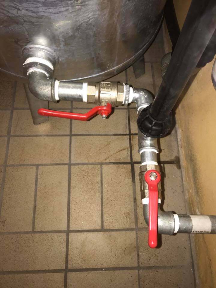 Installation Druckwasserkessel