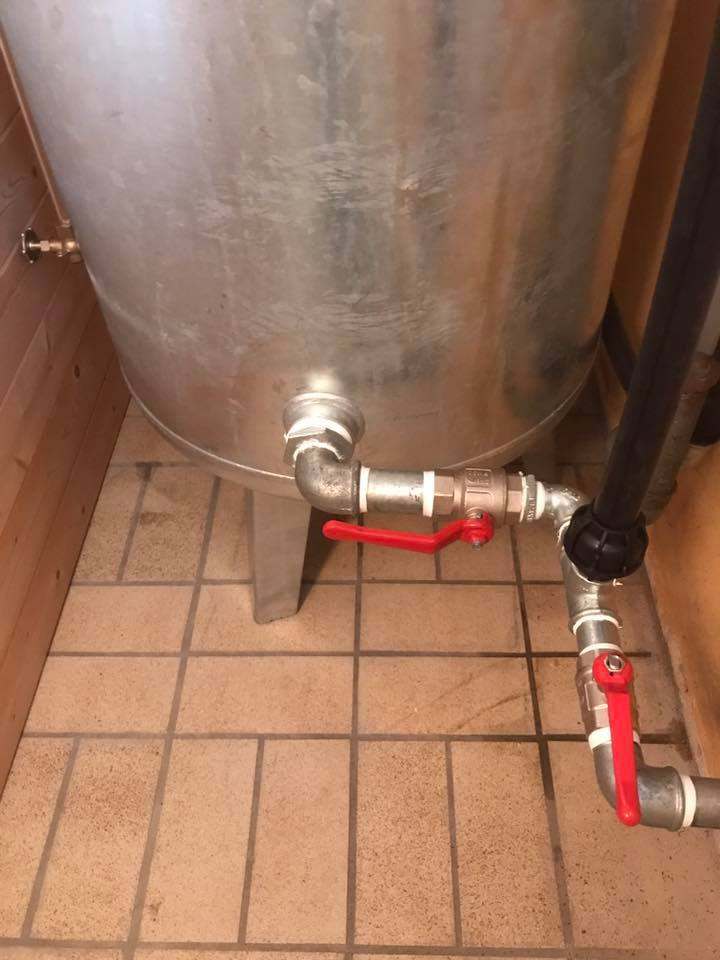 Installation Druckwasserkessel