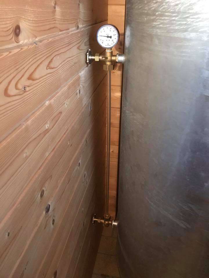 Installation Druckwasserkessel