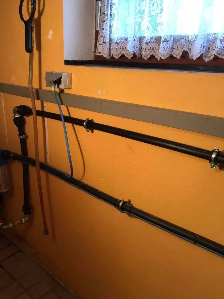 Installation Druckwasserkessel