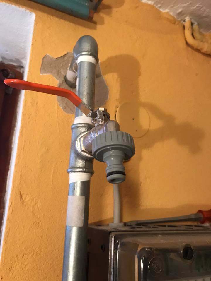 Installation Druckwasserkessel