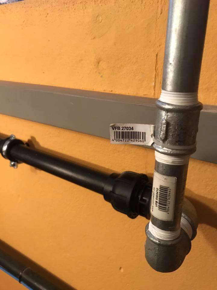 Installation Druckwasserkessel