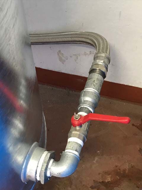 Installation Druckwasserkessel