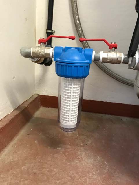 Installation Druckwasserkessel